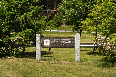 Water Treatment Plant Sign