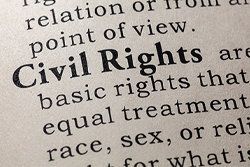 Printed Text with Civil Rights in Bold and the Definition